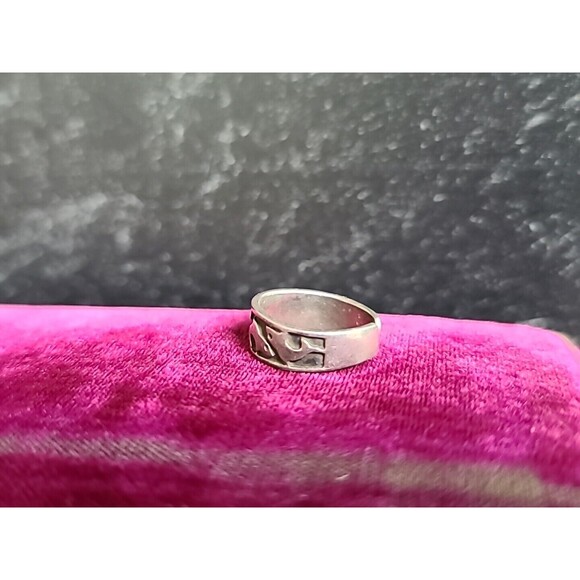 925 Dolphin Open Back Ring Vintage, SIZE US 3.25 - Picture 5 of 10